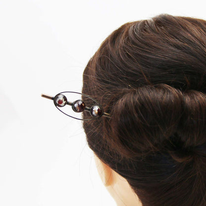 かんざし 赤 アンティーク風 TAMARUSAN