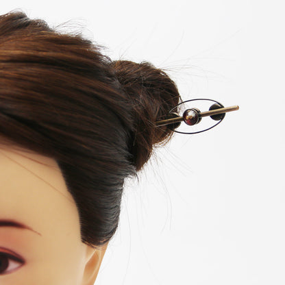 かんざし 赤 アンティーク風 TAMARUSAN