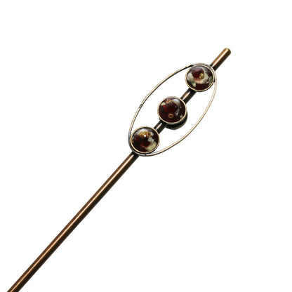 かんざし 赤 アンティーク風 TAMARUSAN