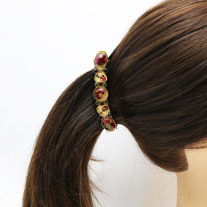 バナナクリップ バレッタ 金 赤 ピンク TAMARUSAN