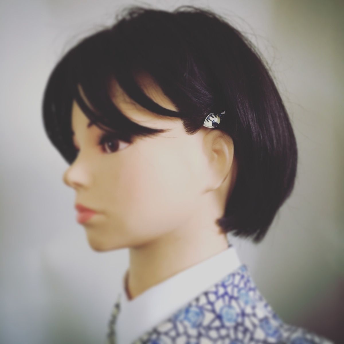 ヘアピン 青 花 高級 贈り物 TAMARUSAN