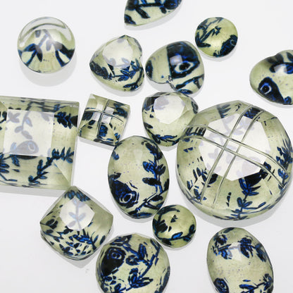 ２連 ループタイネックレス 青 ラピスラズリ TAMARUSAN