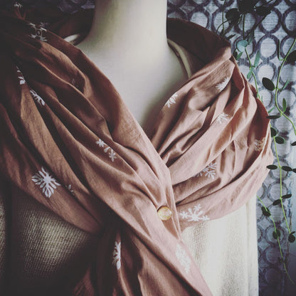 ハットピン ラペルピン ピンク 花粉 TAMARUSAN