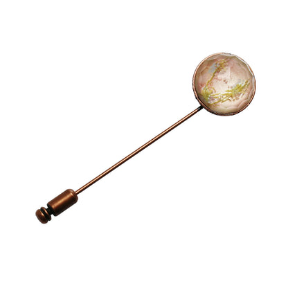 ハットピン ラペルピン ピンク 花粉 TAMARUSAN