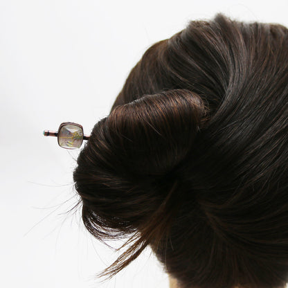 玉かんざし 花粉 ピンク 一本挿し 一本挿しかんざし