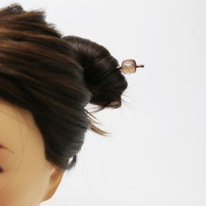 玉かんざし 花粉 ピンク 一本挿し 一本挿しかんざし