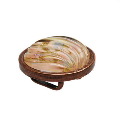 帯留め ピンク アンティーク風 帯留め