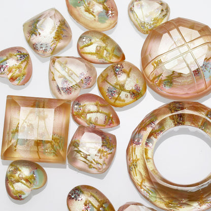 ハットピン ラペルピン ピンク 花粉 TAMARUSAN