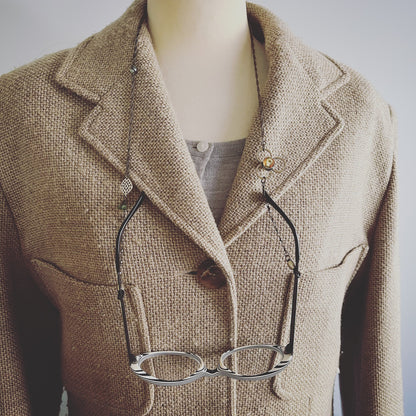 眼鏡チェーン セミ 緑 プレナイト 男女兼用 TAMARUSAN