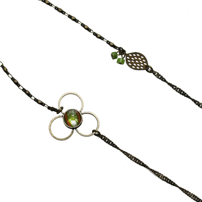 眼鏡チェーン セミ 緑 プレナイト 男女兼用 TAMARUSAN