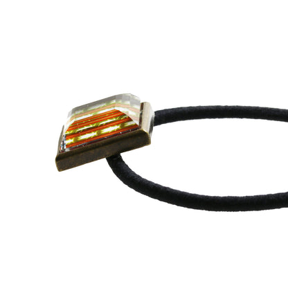 ヘアゴム 四角 セミ 緑 シンプル 男女兼用 TAMARUSAN