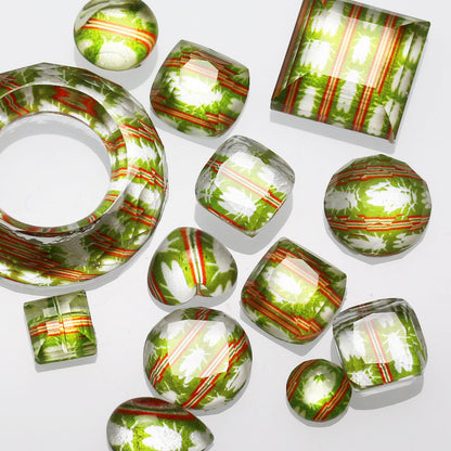 眼鏡チェーン セミ 男女兼用 シンプル 黄緑 TAMARUSAN