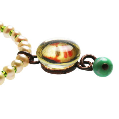 アンクレット 淡水パール バラ ピンク TAMARUSAN