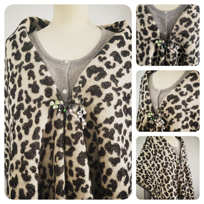 キルトピンブローチ 水色 スミレ バラの木 シェル ターコイズ TAMARUSAN