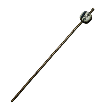 和風 かんざし 一本挿し バラの木 黒 TAMARUSAN