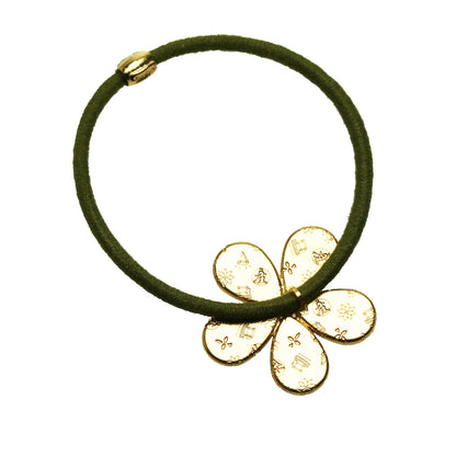 ヘアゴム バラ 水色 花 パステルカラー TAMARUSAN