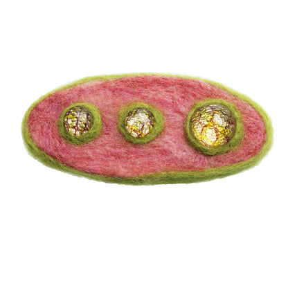 バレッタ 和風 フェルト ピンク TAMARUSAN