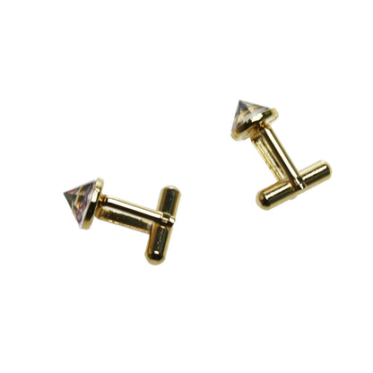 カフスボタン 水面 ブルー 金 男女兼用 TAMARUSAN