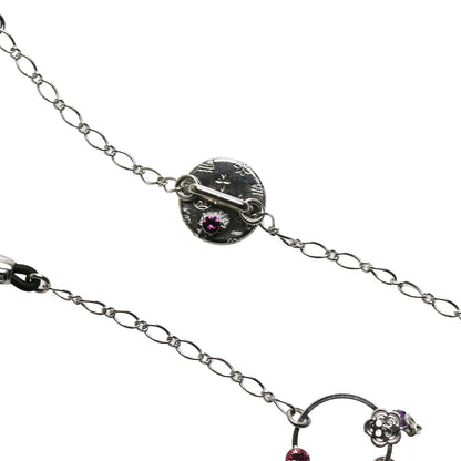 眼鏡チェーン 水面 クンツァイト ピンク 眼鏡ストラップ・チェーン