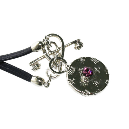 眼鏡ホルダー 男女兼用 ピンク 老眼鏡 革紐 眼鏡ホルダー