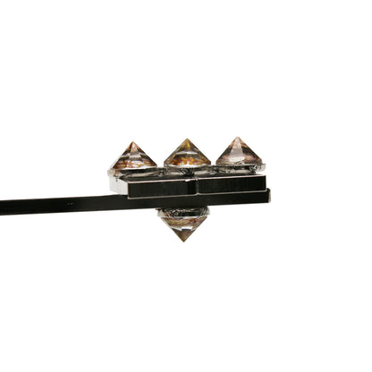 かんざし ピンク 水面 銀色 TAMARUSAN