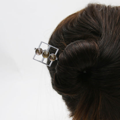 かんざし ピンク 水面 銀色 TAMARUSAN