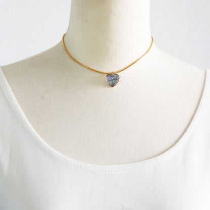 チェーンチョーカー 水面 ブルー 金 TAMARUSAN