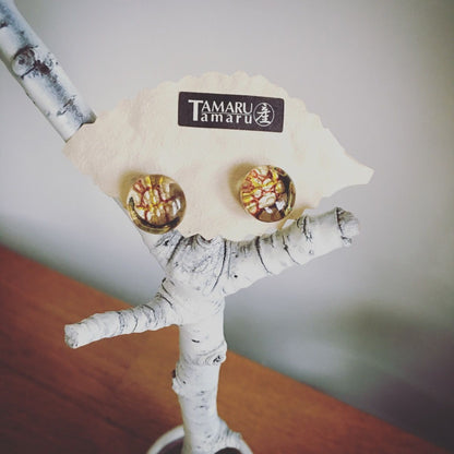 ピアス ピンク 水面 シンプル TAMARUSAN