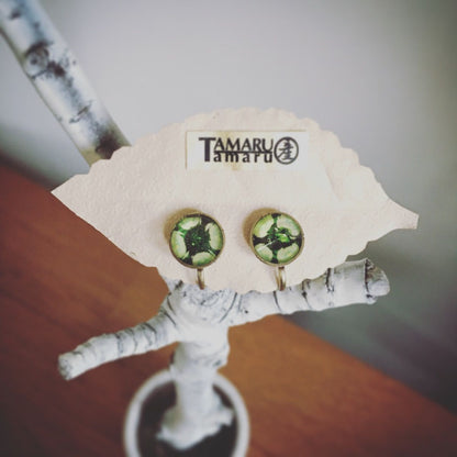 イヤリング スイカ 緑 シンプル TAMARUSAN