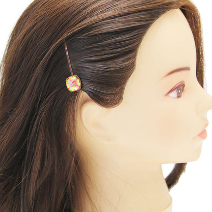 ヘアピン 赤 すいか 飾り取り外し可能 和装 TAMARUSAN