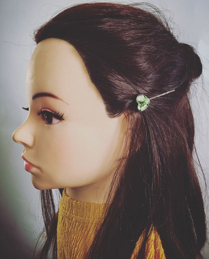 ヘアピン ハート すいか 緑 TAMARUSAN