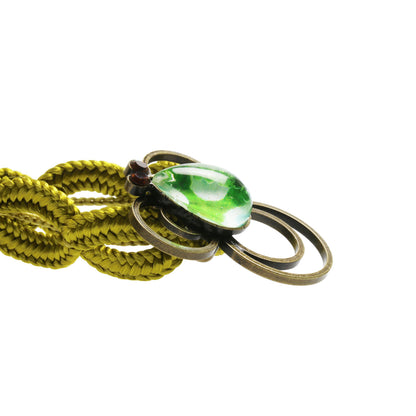 リボンチョーカー 緑 ミツバチ TAMARUSAN