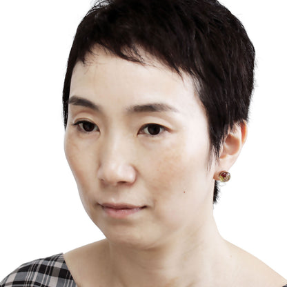 ピアス 赤 すいか 樹脂 TAMARUSAN