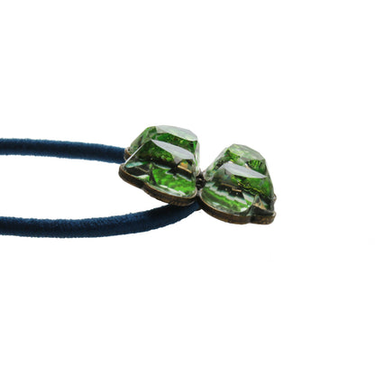 ヘアゴム 緑 スイカ クローバー 花 TAMARUSAN