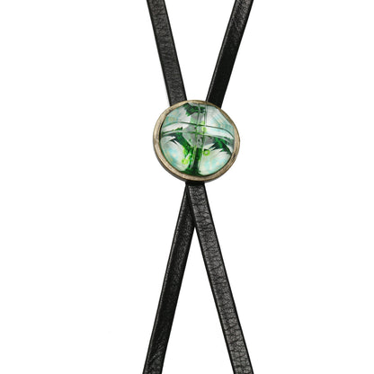 革紐ループタイ すいか 緑 カジュアル 樹脂 TAMARUSAN