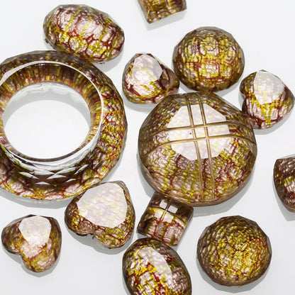 ピアス ピンク 水面 シンプル TAMARUSAN