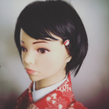 ヘアピン 緑 短め TAMARUSAN