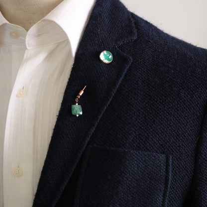 ハットピン ラペルピン アベンチュリン 緑 TAMARUSAN