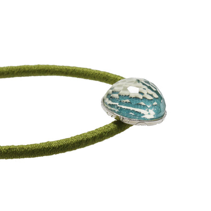 ヘアゴム シンプル 髪留め ブルー 男女兼用 TAMARUSAN