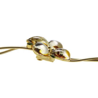 チェーンループタイ トラ猫 金 黒 黄色 TAMARUSAN