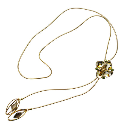 チェーンループタイ トラ猫 金 黒 黄色 TAMARUSAN