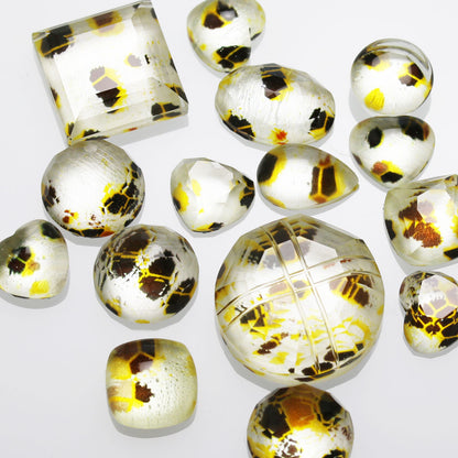 チェーンループタイ 花 ミックスカラー 24k TAMARUSAN