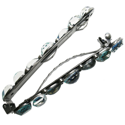 バナナクリップ バレッタ トランプ 青 TAMARUSAN