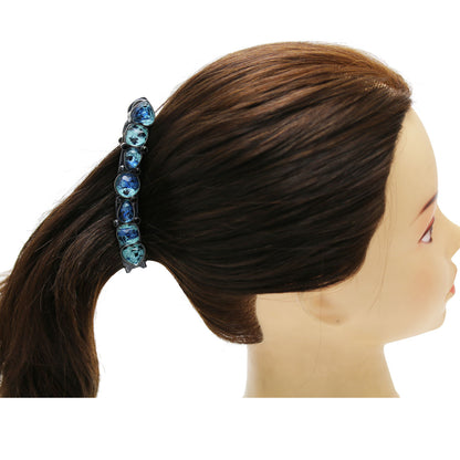 バナナクリップ バレッタ トランプ 青 TAMARUSAN