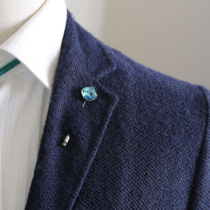 ハットピン ラペルピン トランプ柄 ブルー TAMARUSAN