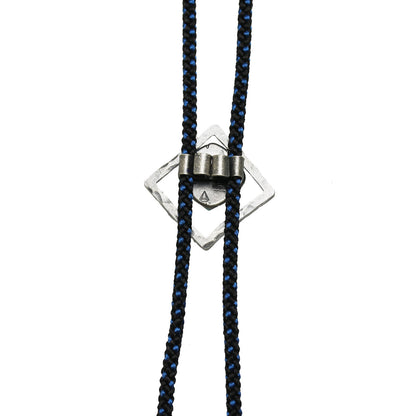 組紐 ループタイ トランプ 青 正絹 男女兼用 TAMARUSAN