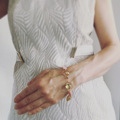 ブレスレット シェル カーネリアン ターコイズ 淡水パール マルチカラー TAMARUSAN