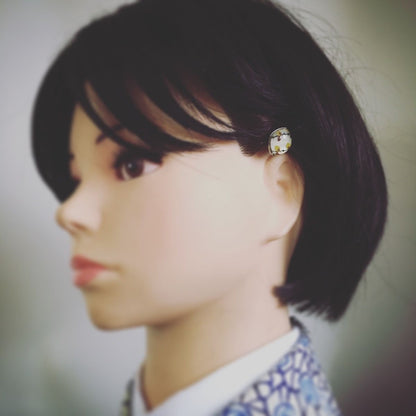 ヘアピン つるくさ パールホワイト 樹脂 白 TAMARUSAN