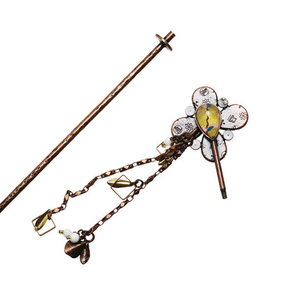 着せ替えかんざし 花 一本挿し つるくさ 金色 TAMARUSAN