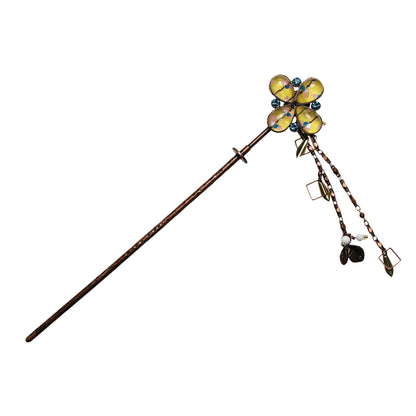 着せ替えかんざし 花 一本挿し つるくさ 金色 TAMARUSAN